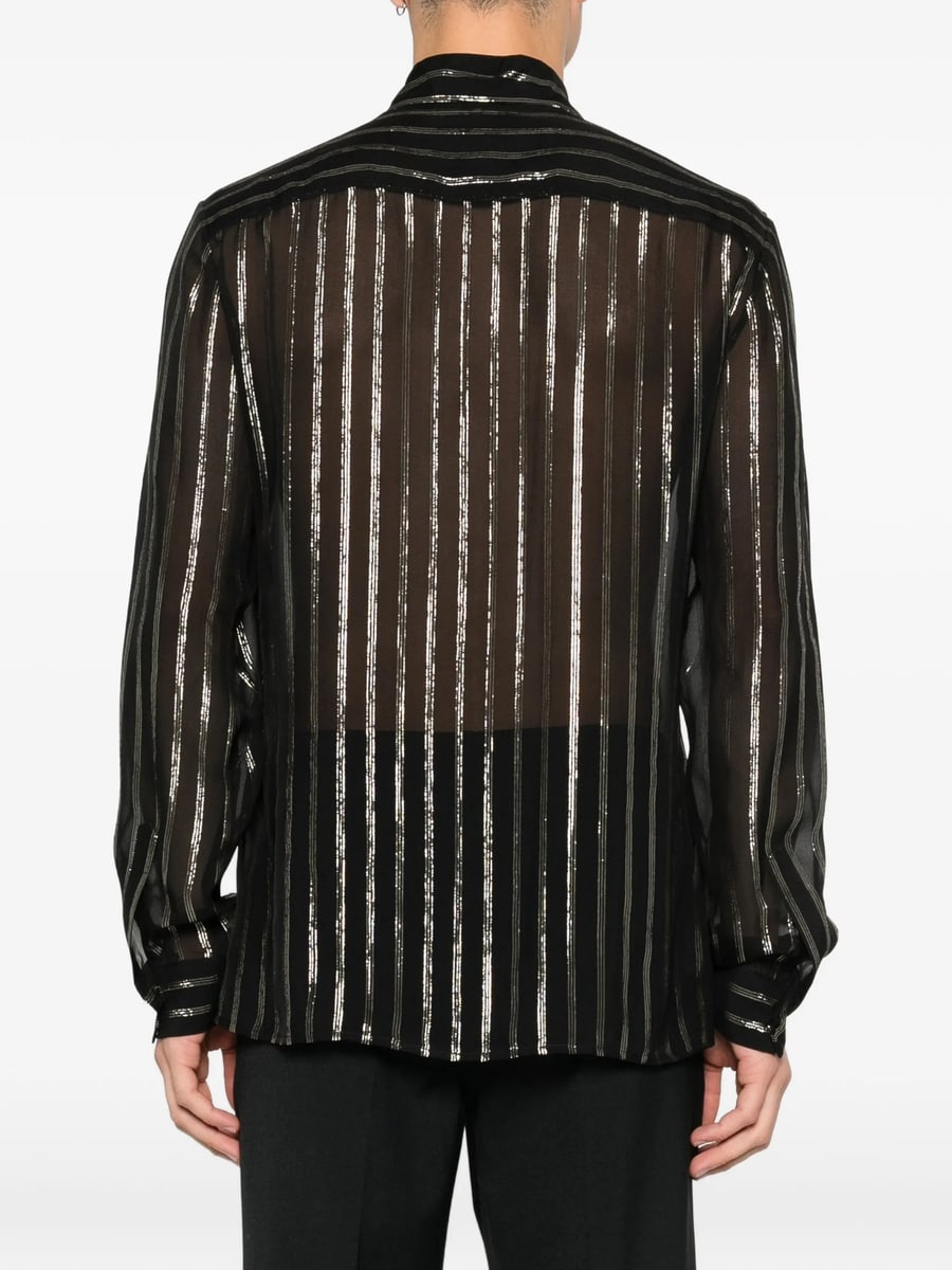 Valentino Valentino Striped-pattern Shirt, view 4