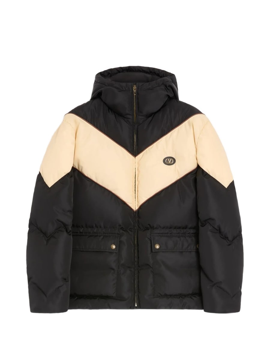 Valentino Valentino Black Hooded Jacket