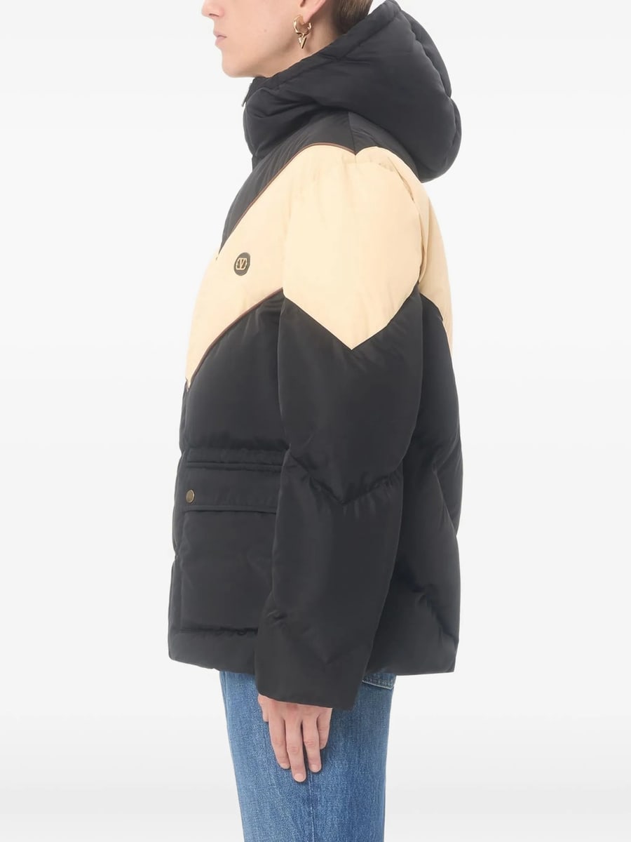 Valentino Valentino Black Hooded Jacket, view 4