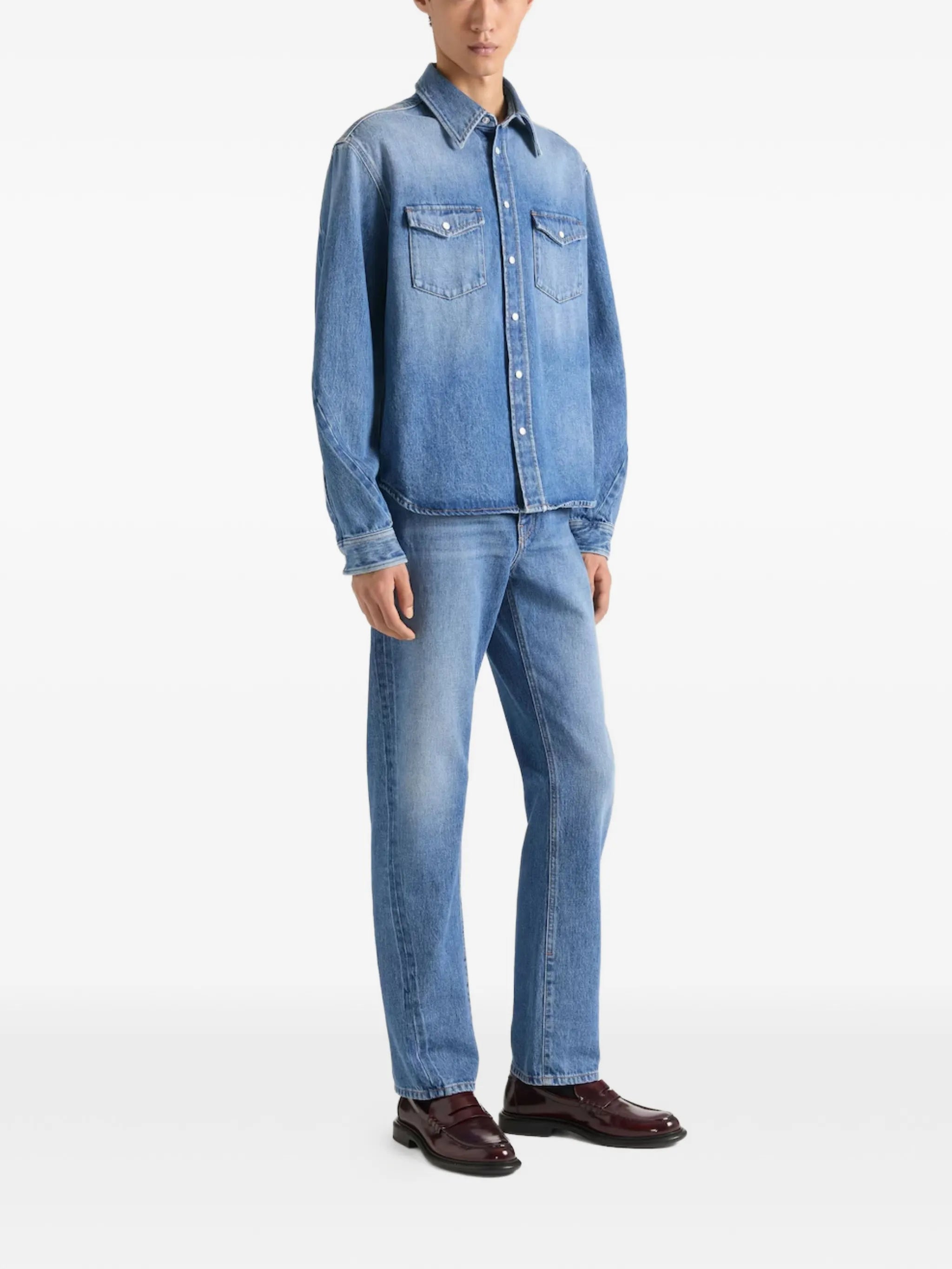 Givenchy Givenchy Pocket Denim Shirt, view 2
