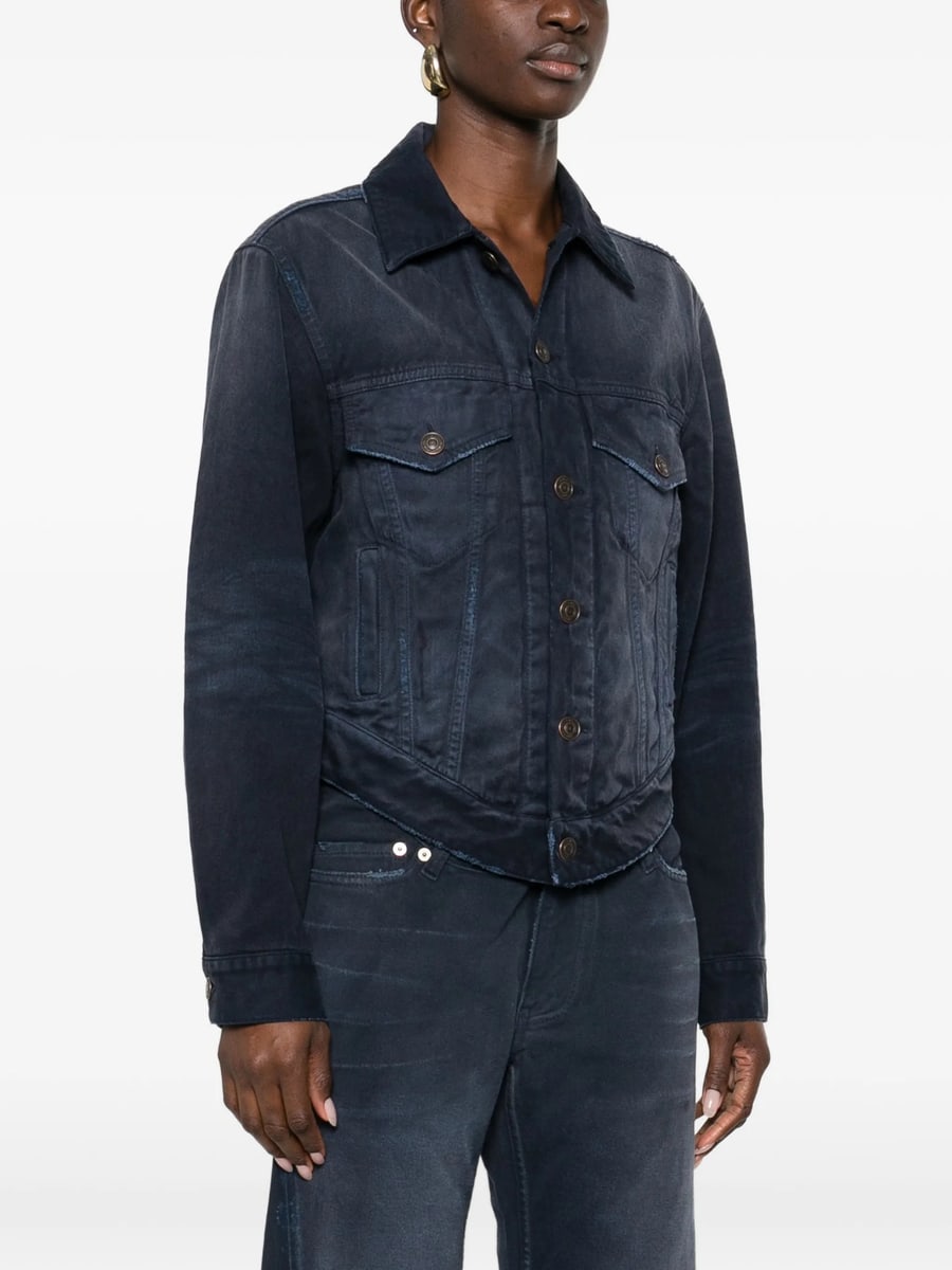 Balenciaga Balenciaga Button Cotton Jacket, view 4