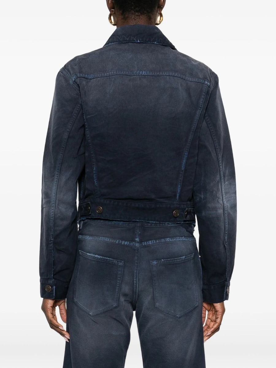 Balenciaga Balenciaga Button Cotton Jacket, view 5