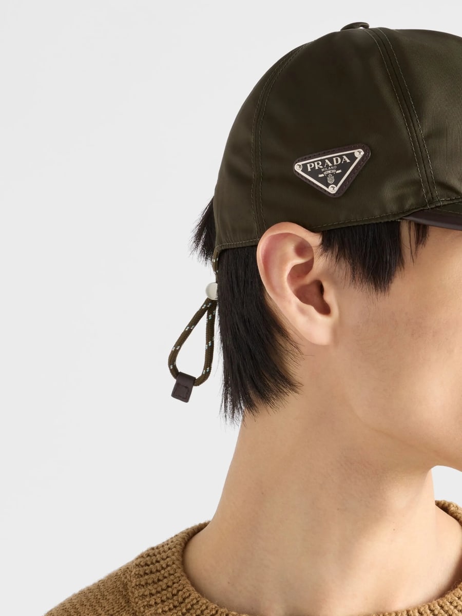 Prada Prada Speedrock Re-Nylon Baseball Cap, view 5