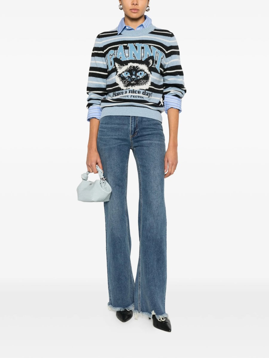 Ganni Ganni Striped Top, view 2