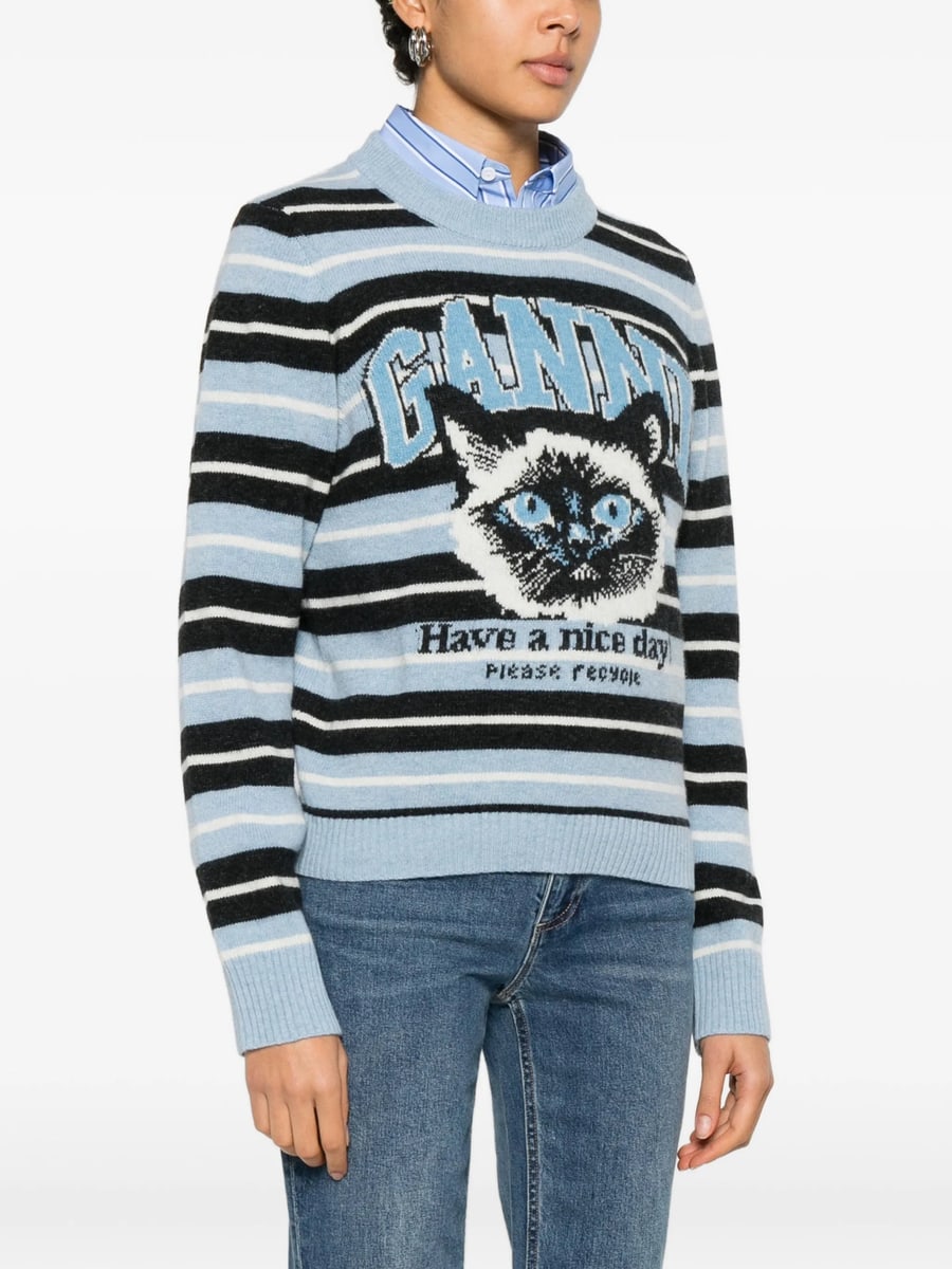 Ganni Ganni Striped Top, view 5