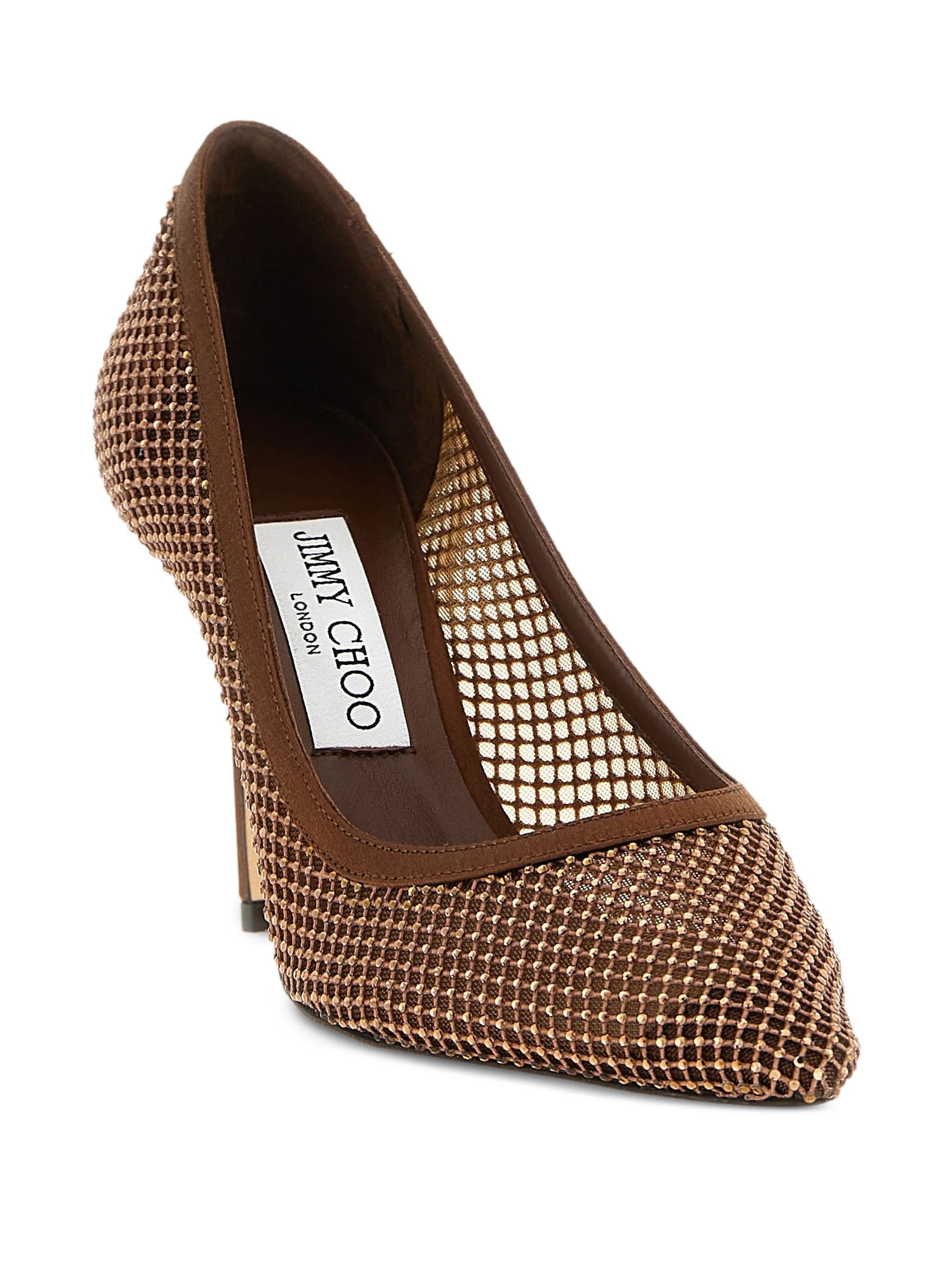 Jimmy Choo Jimmy Choo Romy Crystal-embellished Pumps, view 2