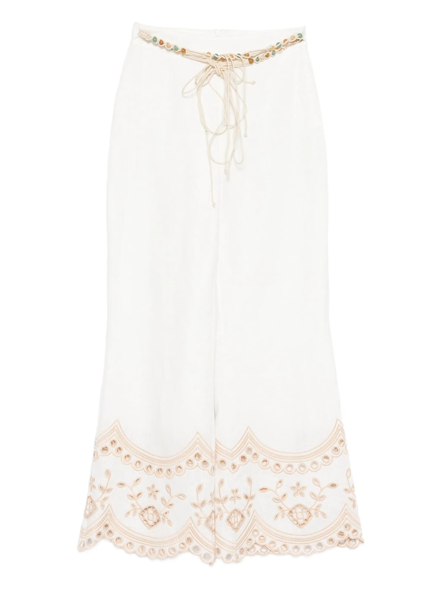 Zimmermann Zimmermann Wanderlust Beaded Embroidered Trousers