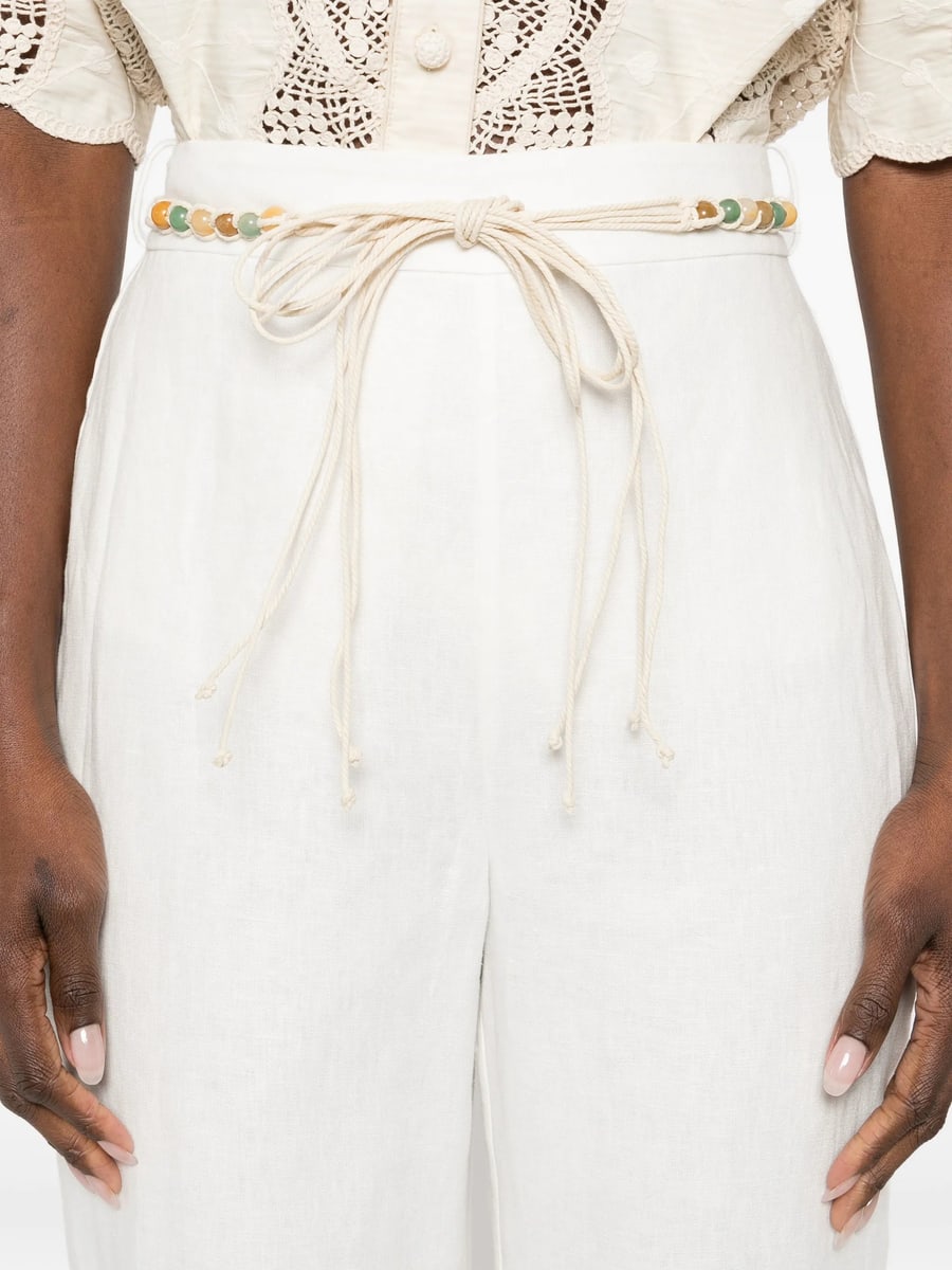 Zimmermann Zimmermann Wanderlust Beaded Embroidered Trousers, view 2