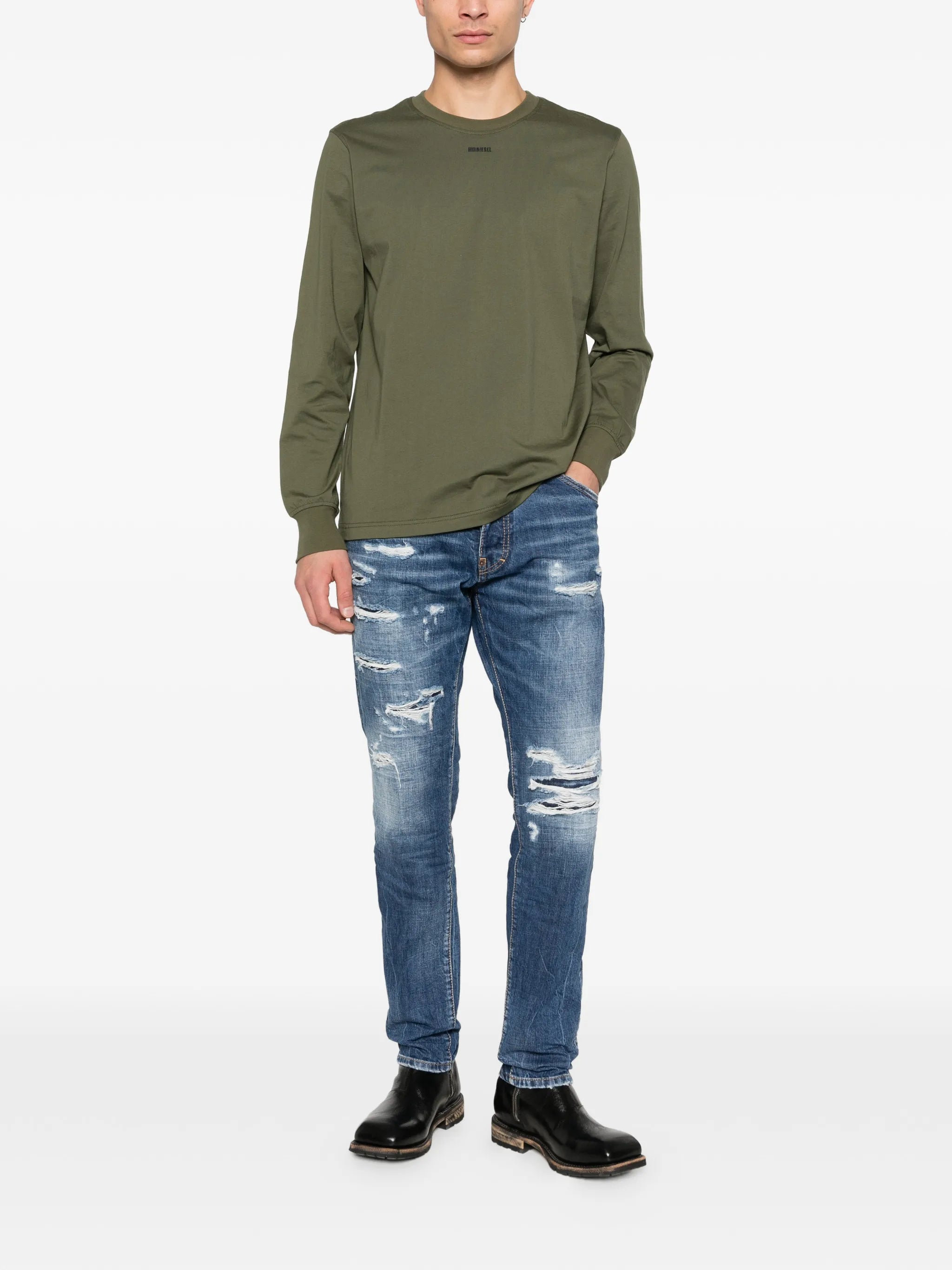 Dsquared2 Dsquared2 Teddy Distressed Jeans, view 2