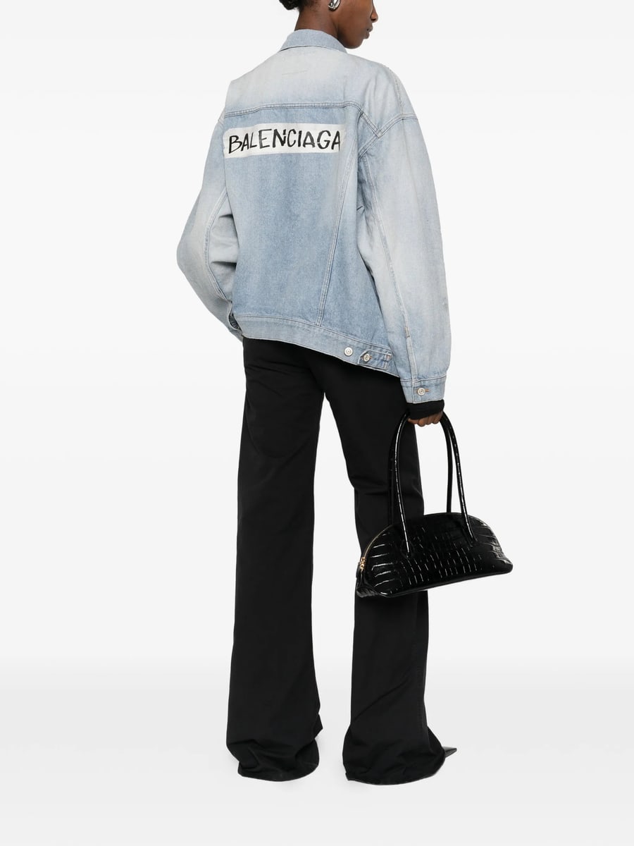 Balenciaga Balenciaga Button Denim Jacket, view 3