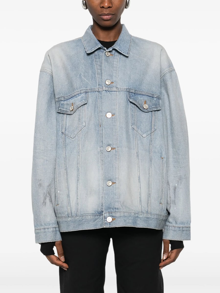 Balenciaga Balenciaga Button Denim Jacket, view 5