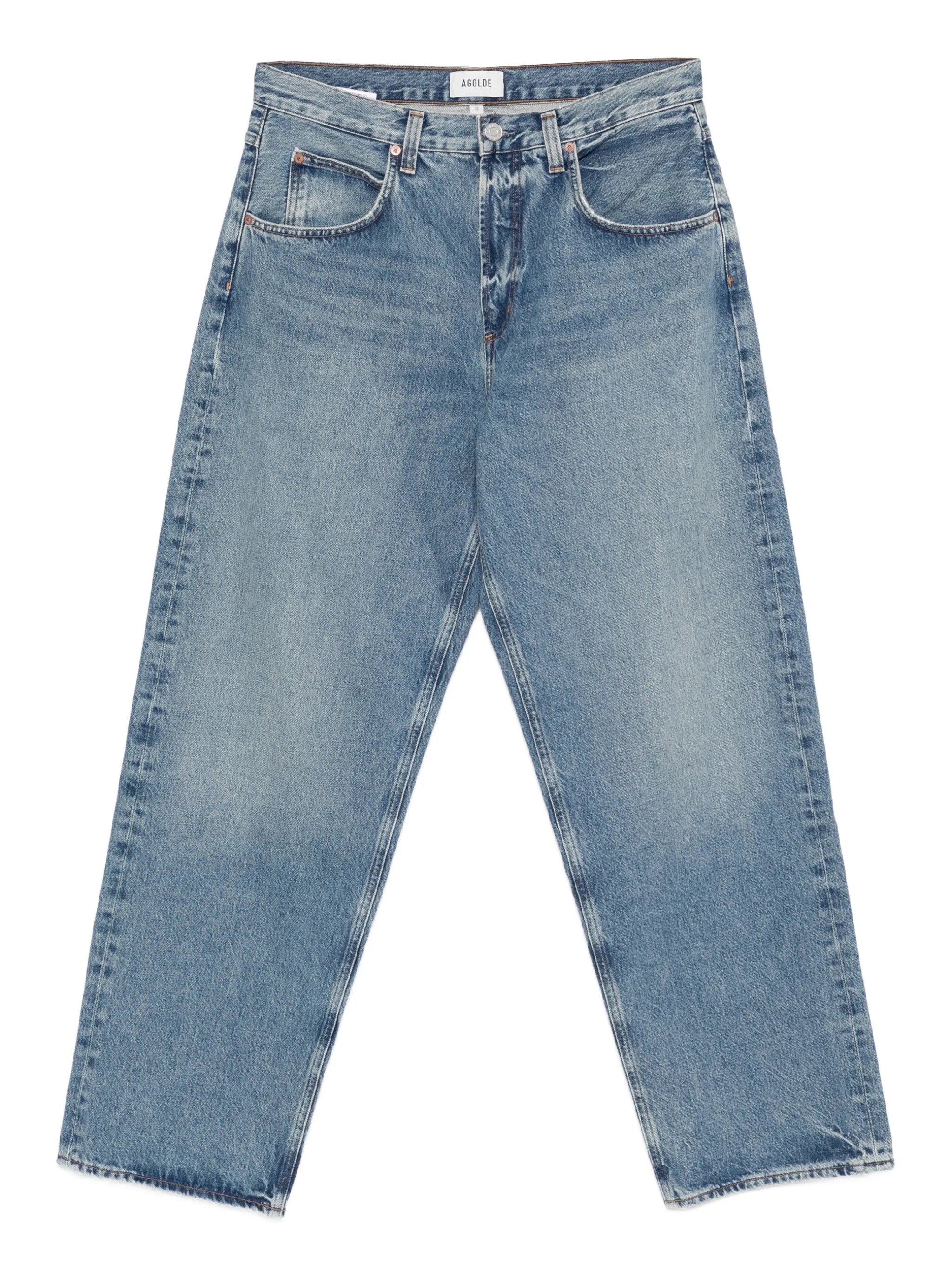 Agolde Agolde Faded-effect Straight-leg Jeans