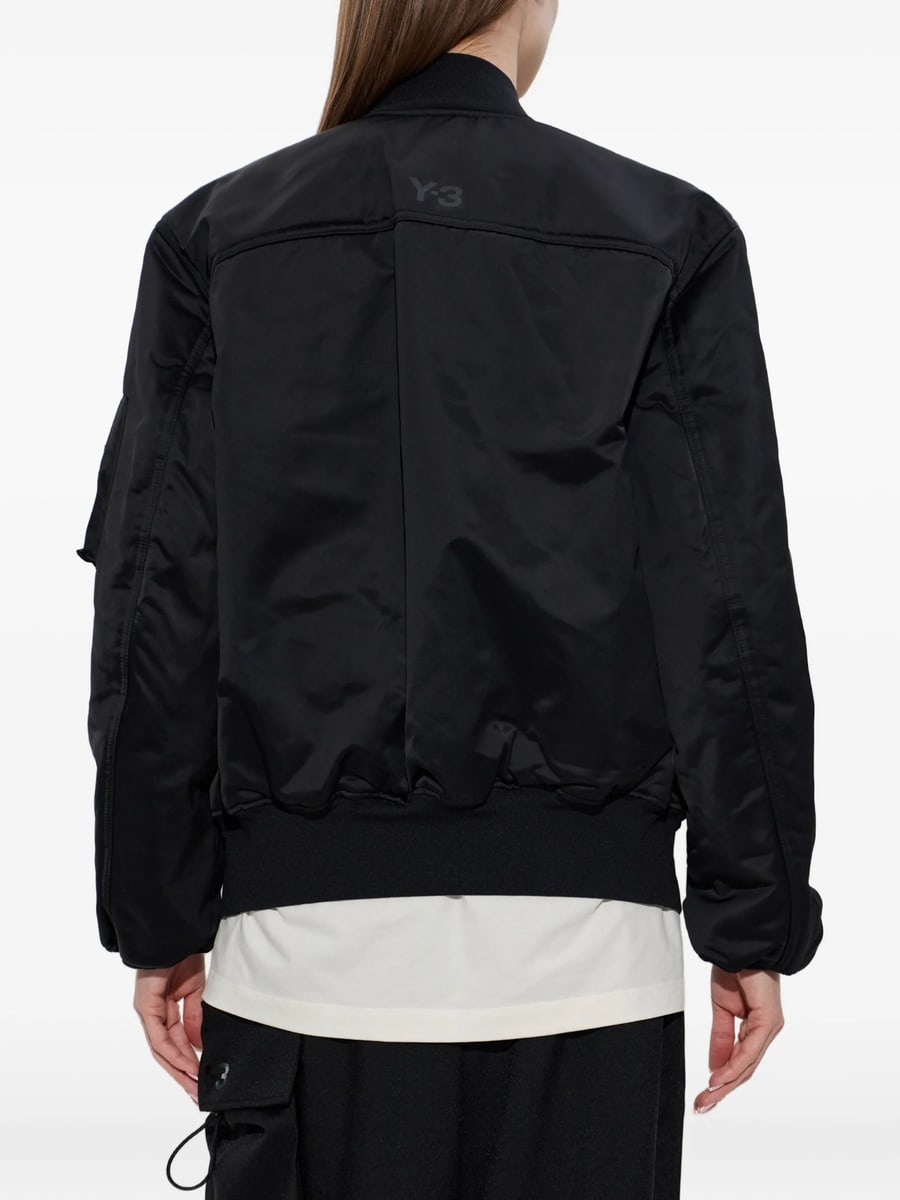 Y-3 Y-3 Logo-print Bomber Jacket, view 3
