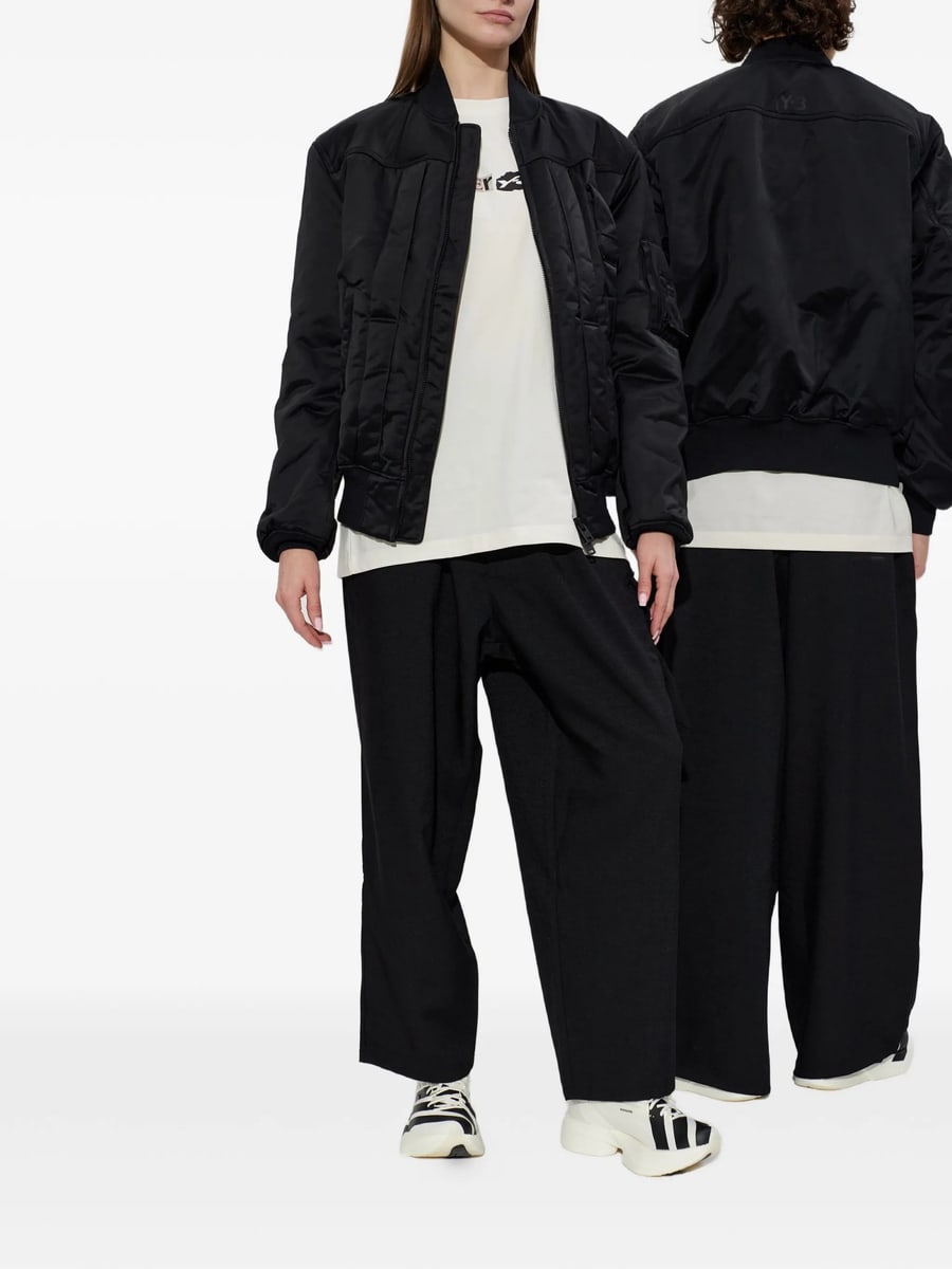 Y-3 Y-3 Logo-print Bomber Jacket, view 5