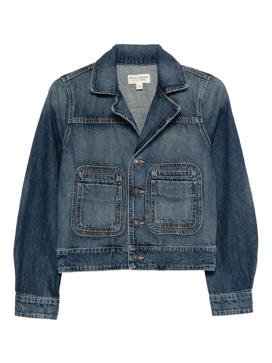 Nili Lotan Nili Lotan Patch-pocket Denim Jacket