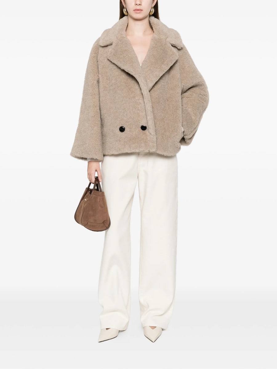 Max Mara Max Mara Teddy Double-breasted Jacket, view 4