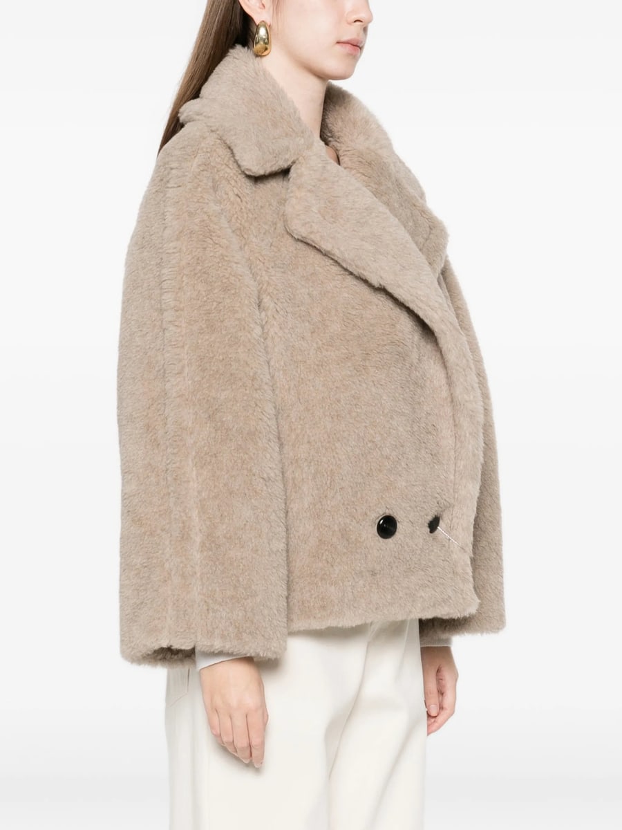 Max Mara Max Mara Teddy Double-breasted Jacket, view 5