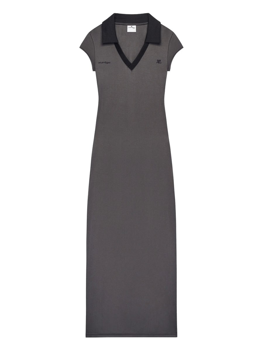 Courrèges Courrèges Logo Maxi Dress