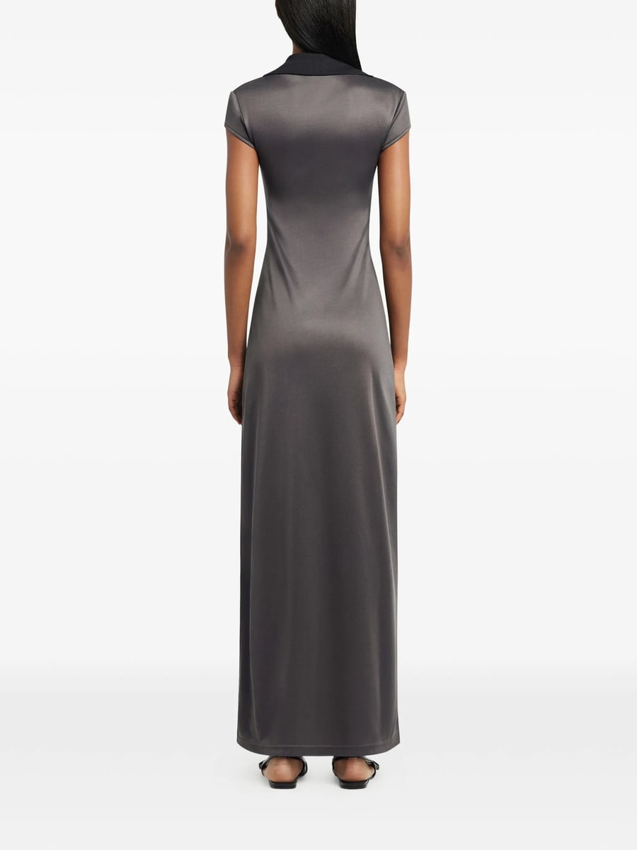 Courrèges Courrèges Logo Maxi Dress, view 4