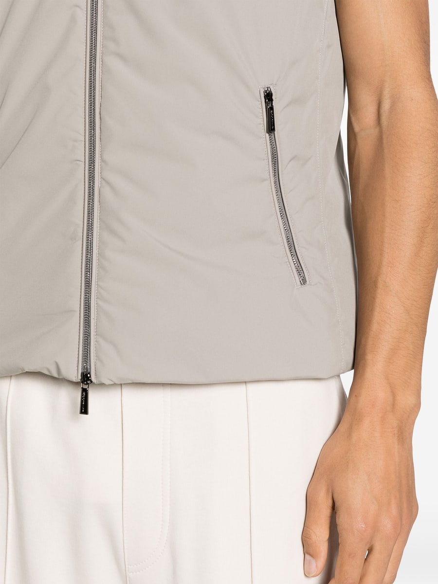 Moorer Moorer Padded Zip-up Gillet, view 4