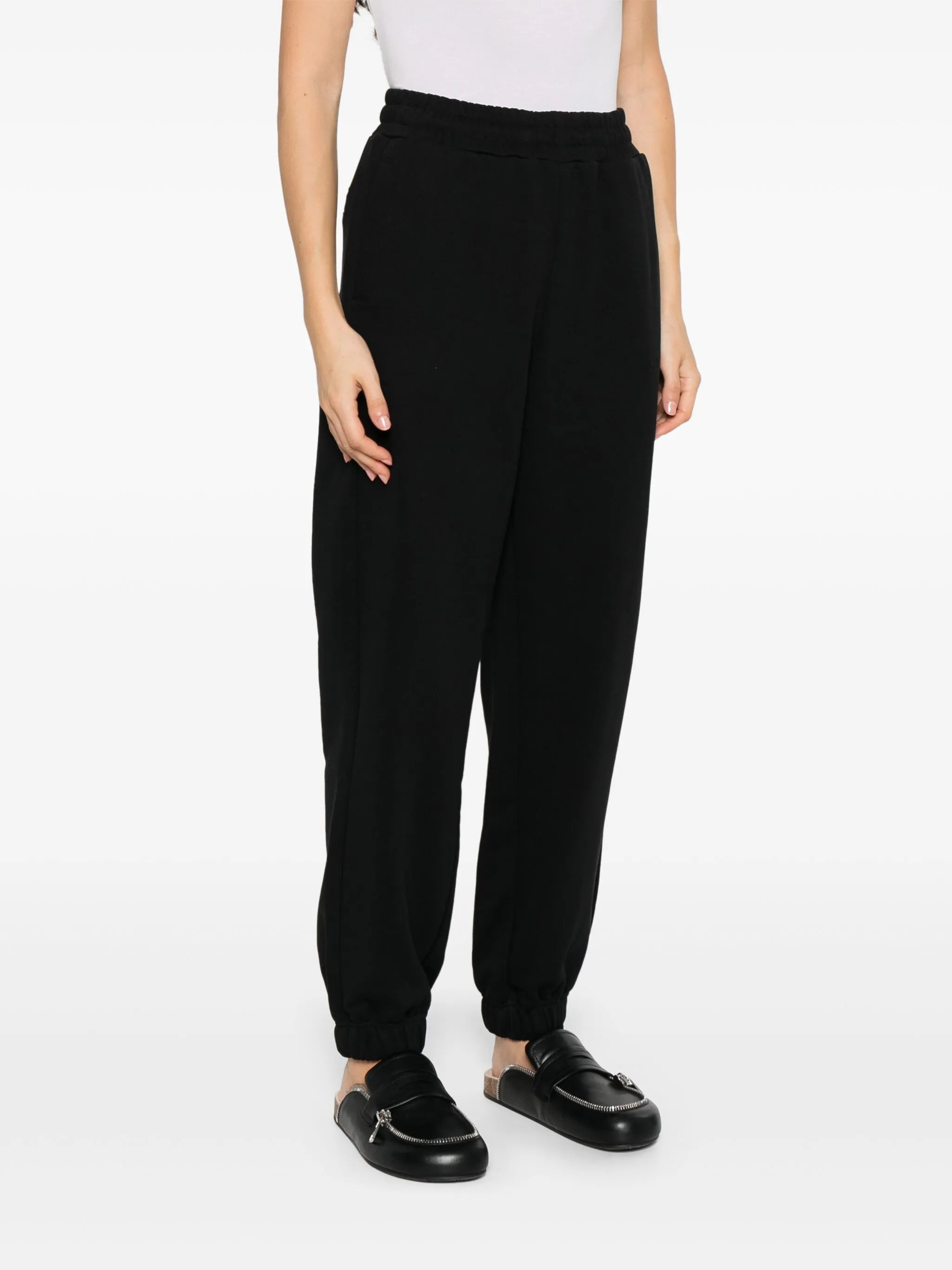 Calvin Klein Calvin Klein Cotton Tapered Trousers, view 2
