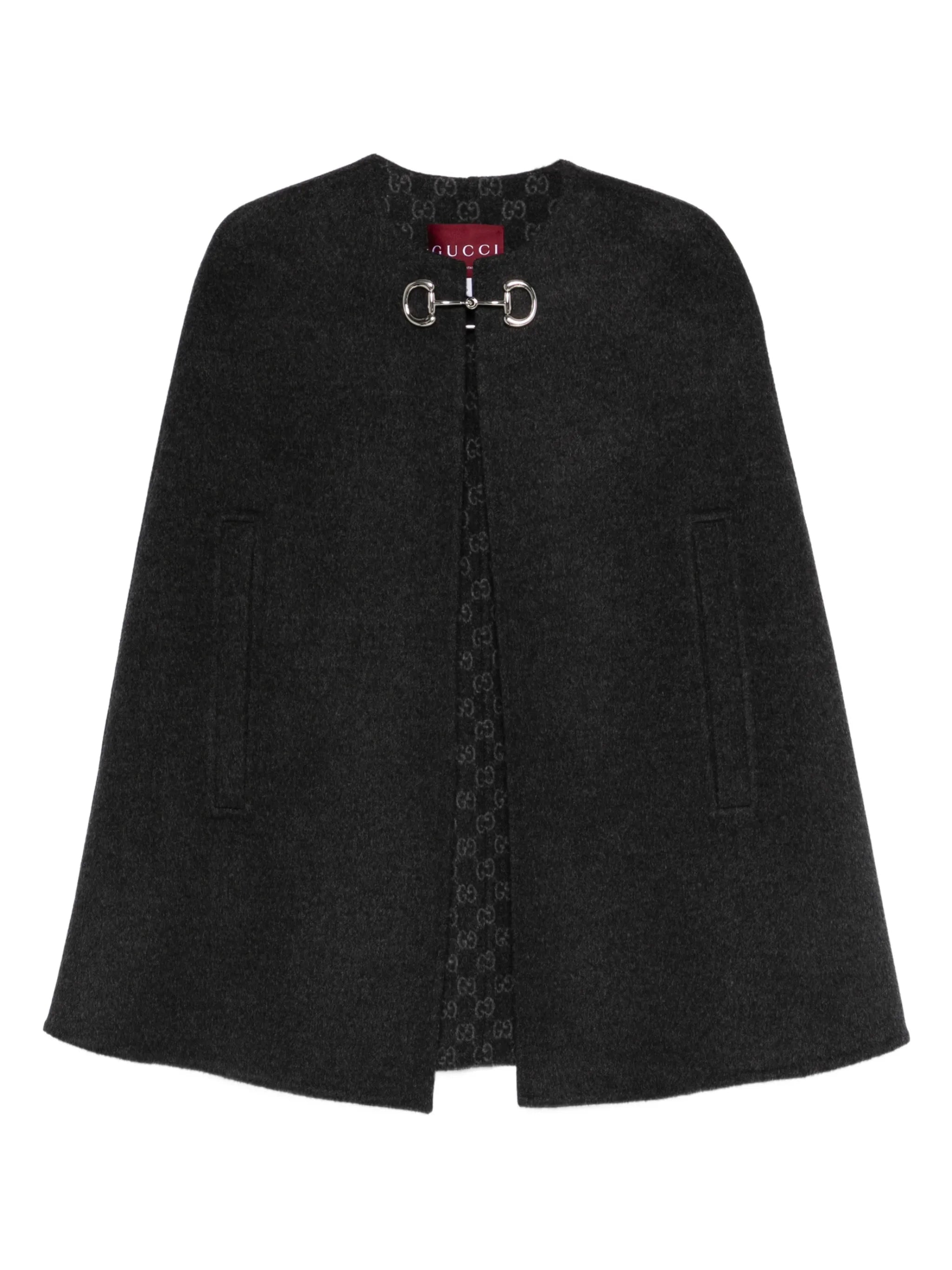 Gucci Gucci Horsebit Wool Cape