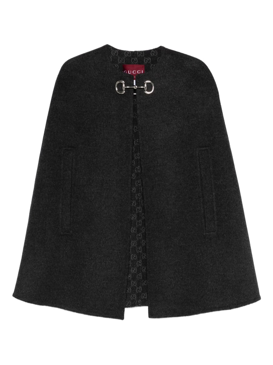Gucci Gucci Horsebit Wool Cape