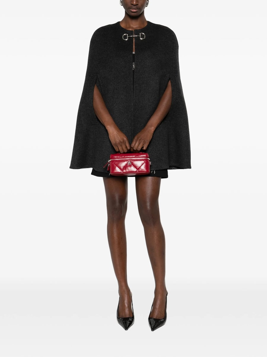 Gucci Gucci Horsebit Wool Cape, view 3