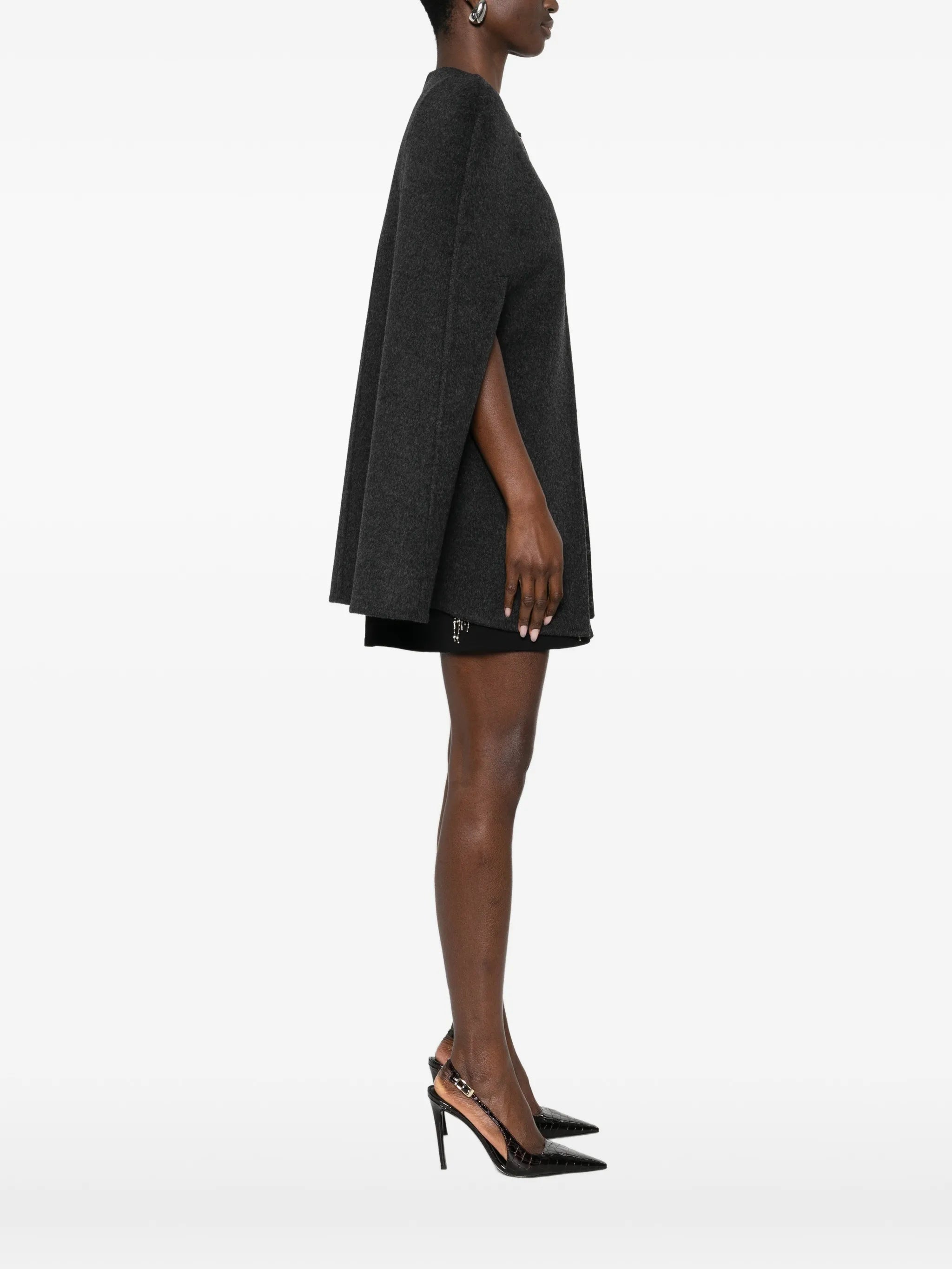 Gucci Gucci Horsebit Wool Cape, view 2