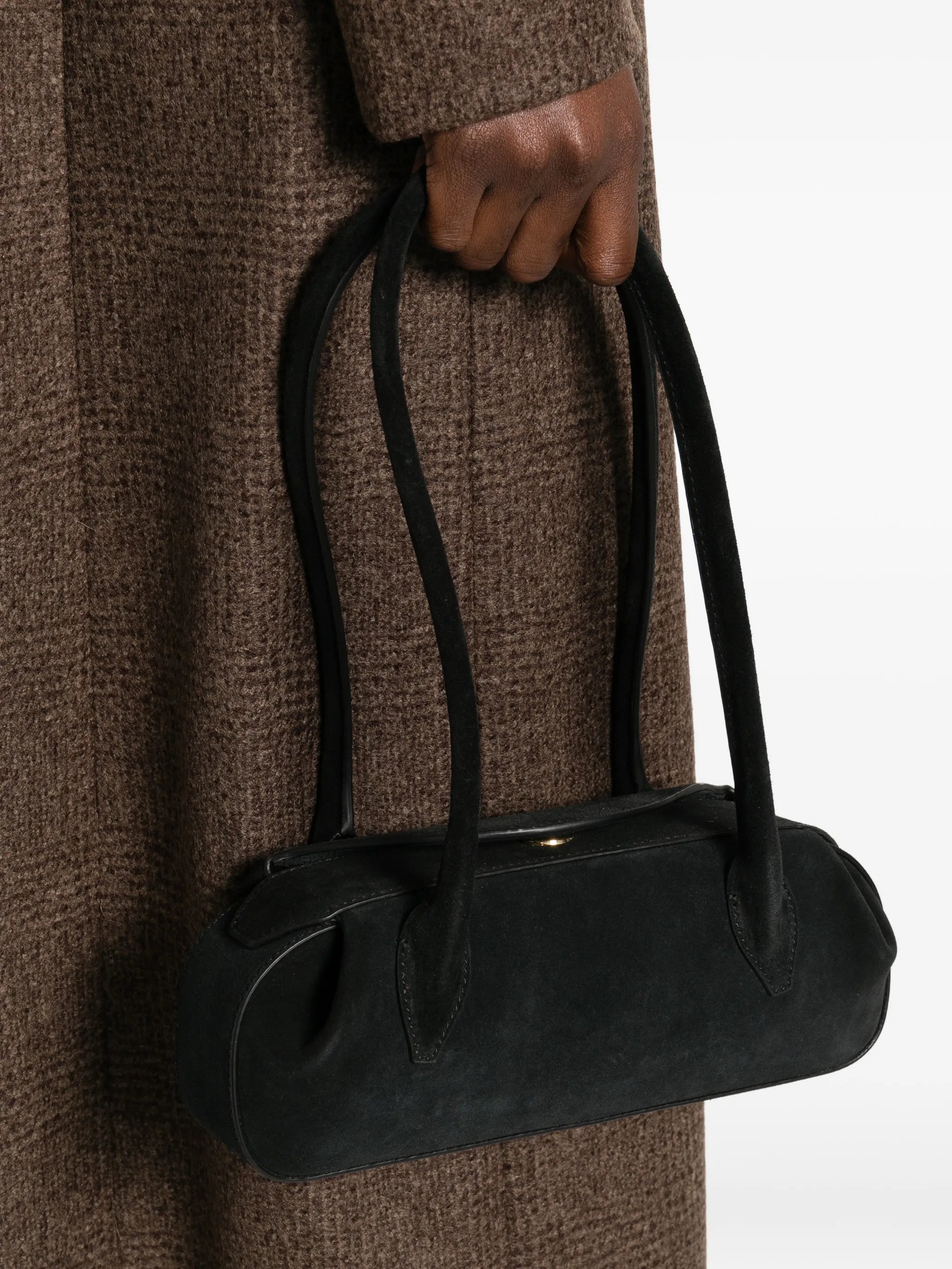Yuzefi Yuzefi Mini Oyster Suede Tote Bag, view 2