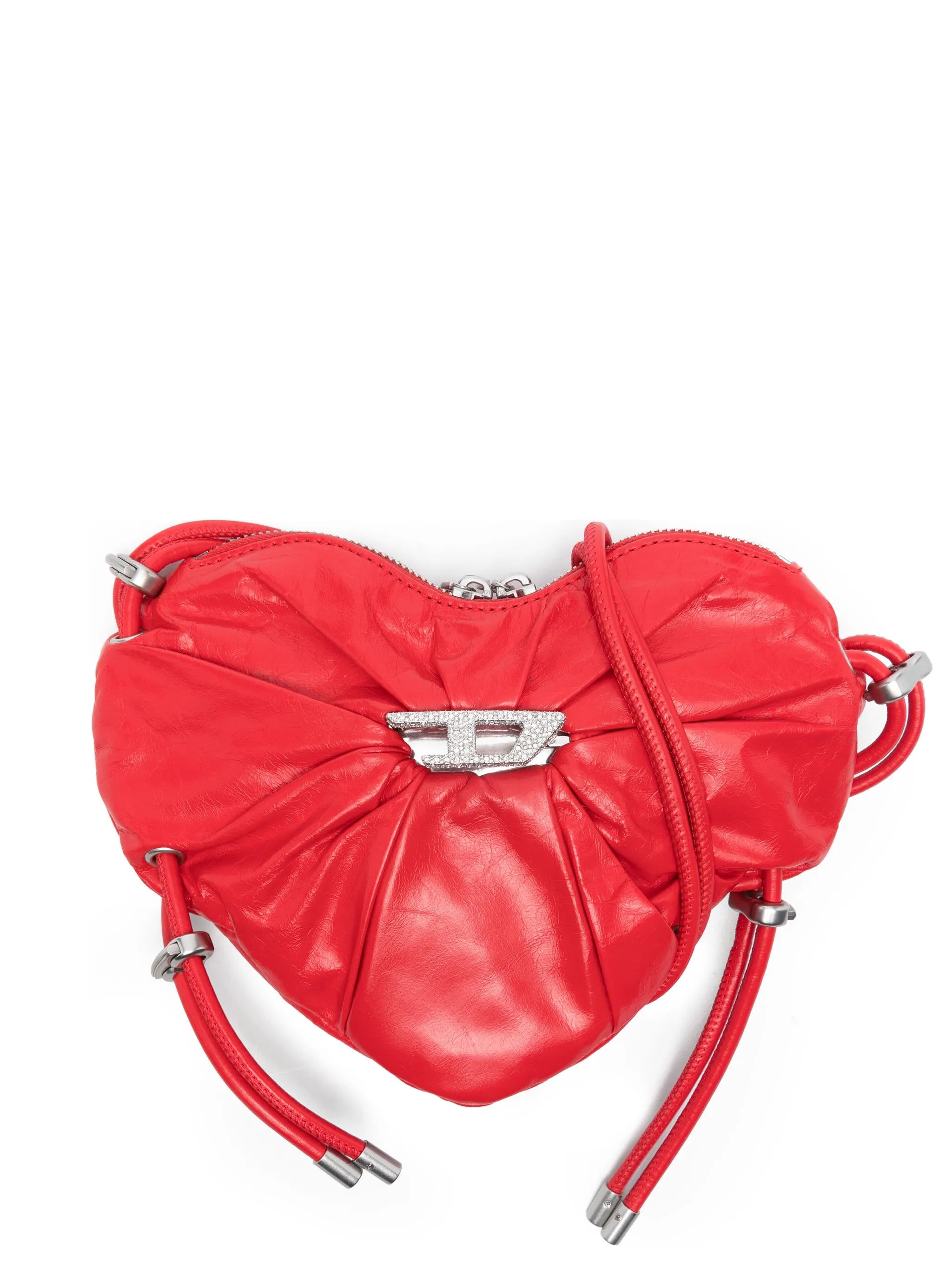 Diesel Diesel Scrunch-D Heart Crossbody Bag