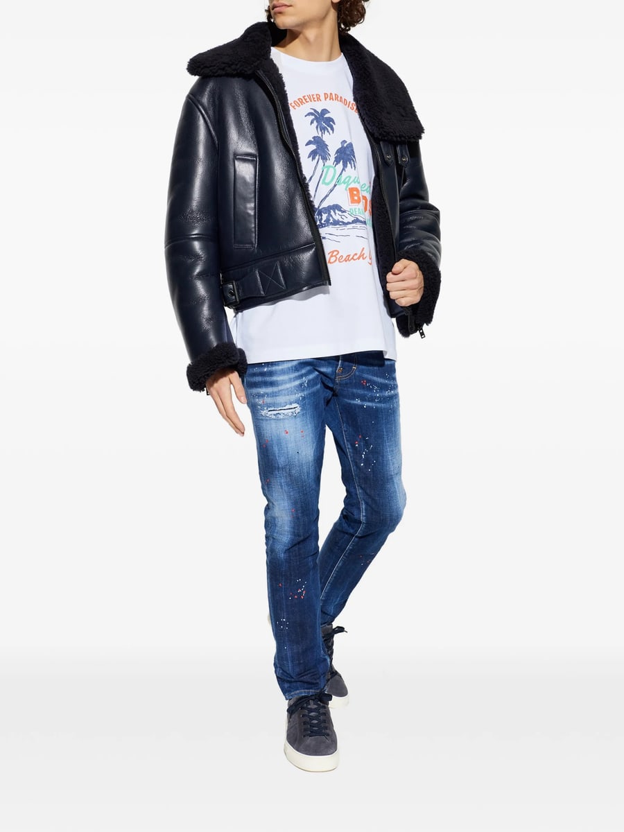 Dsquared2 Dsquared2 Summer Vintage Loose Fit T-shirt, view 2