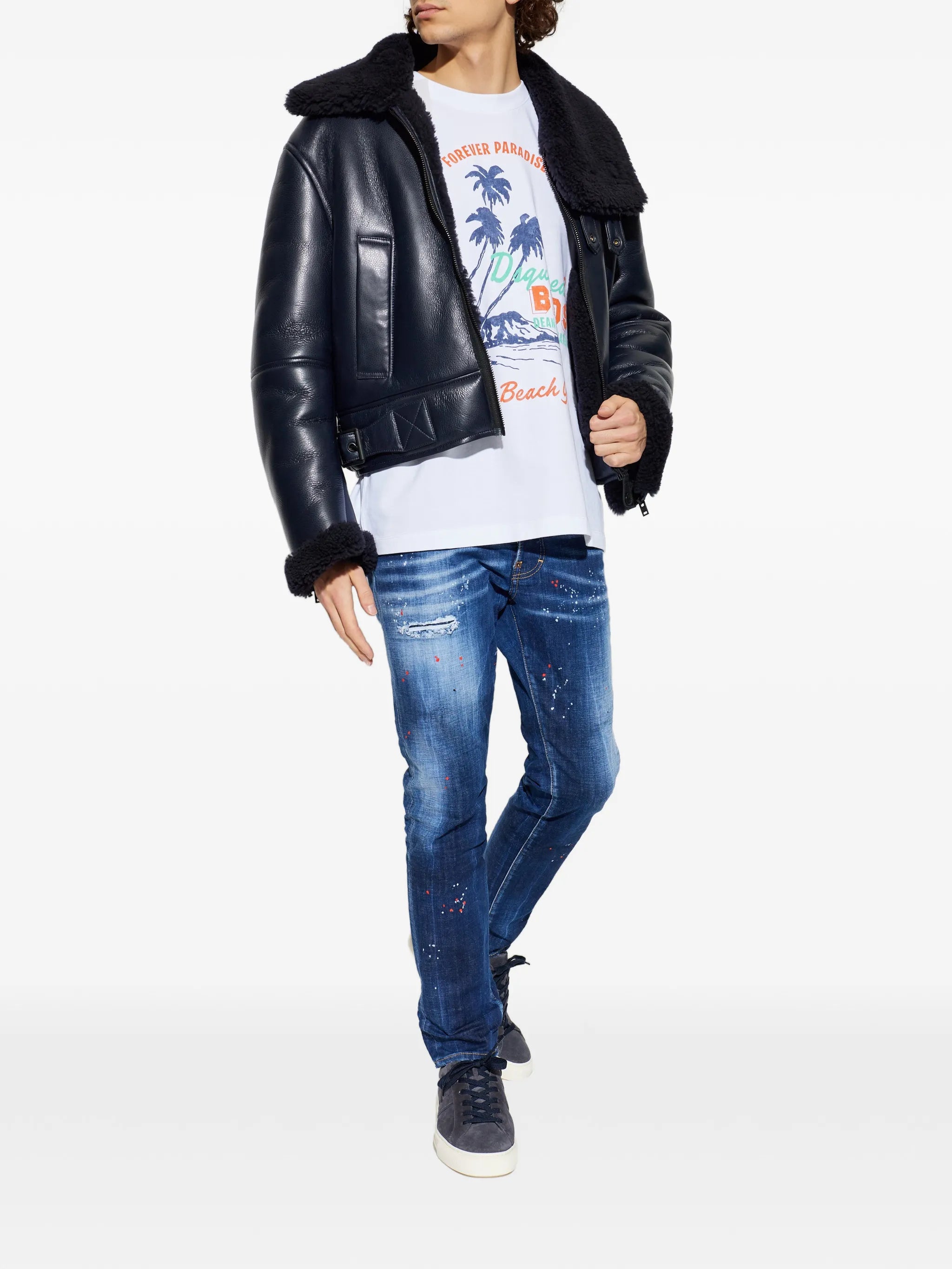 Dsquared2 Dsquared2 Summer Vintage Loose Fit T-shirt, view 2
