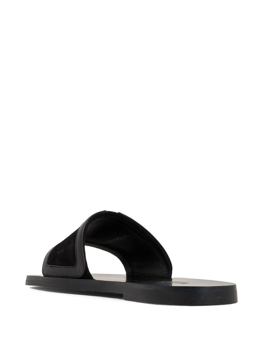 Valentino Garavani Valentino Garavani Viva Superstar Leather Flat Sandals, view 3