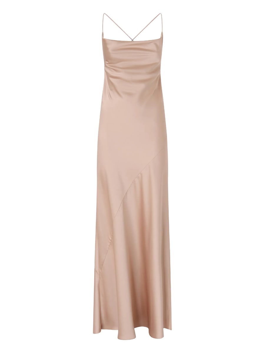 Pinko Pinko Long Slip Dress In Satin