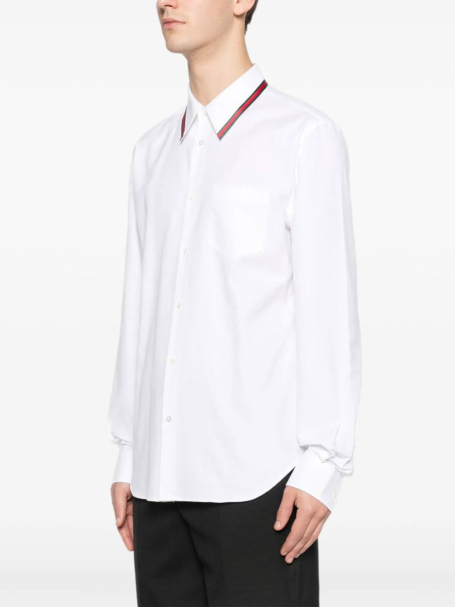 Gucci Gucci Striped-collar Shirt, view 5