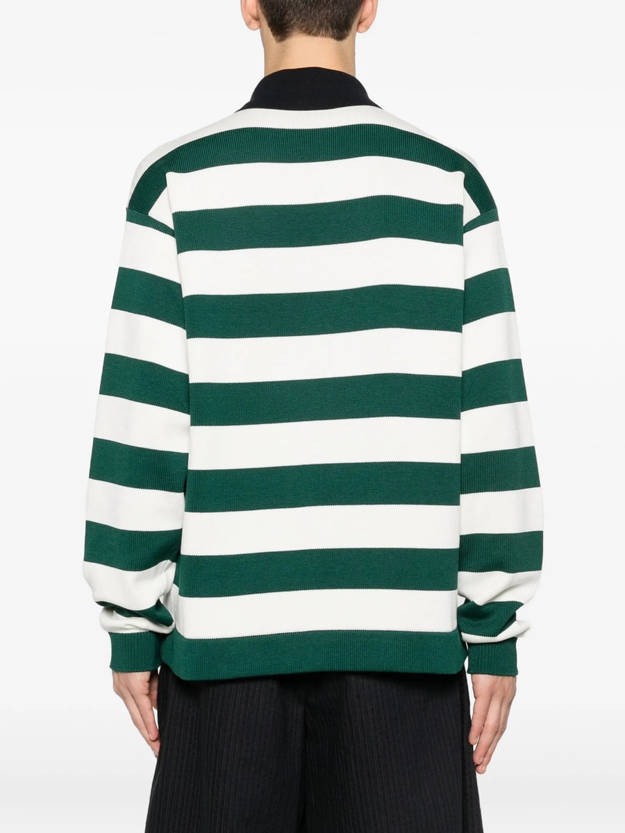 Gucci Gucci Striped Polo Shirt, view 3