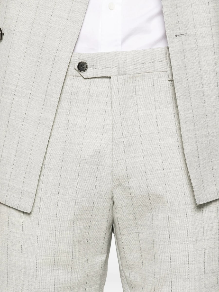 Caruso Caruso Norma Double-breasted Check-pattern Suit, view 5