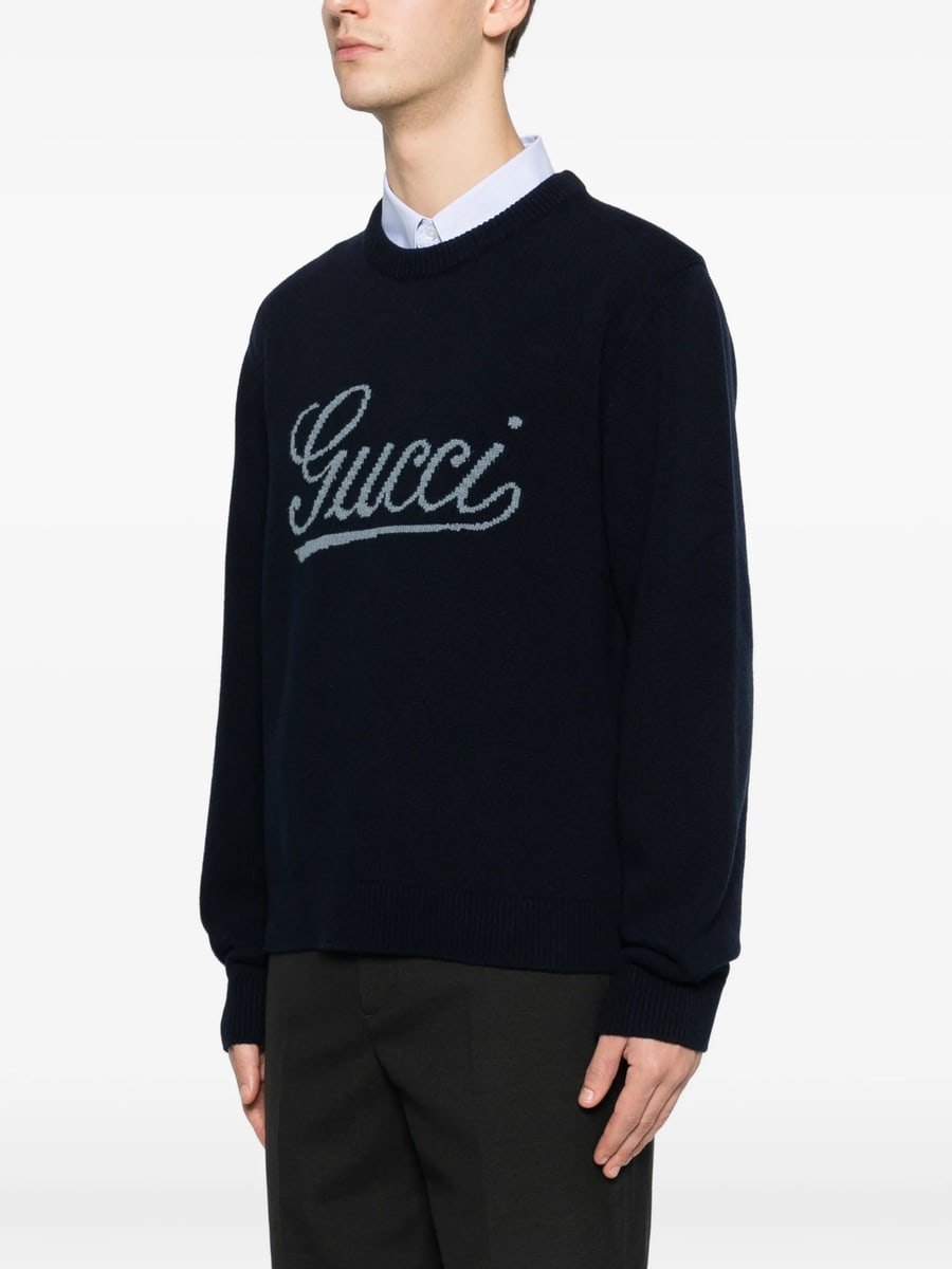 Gucci Gucci Logo-detail Sweater, view 3