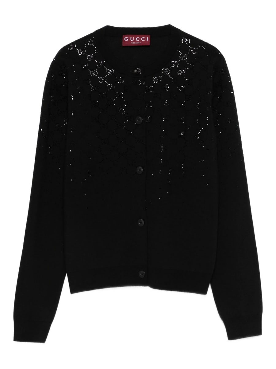 Gucci Gucci Embellished Button Knitwear