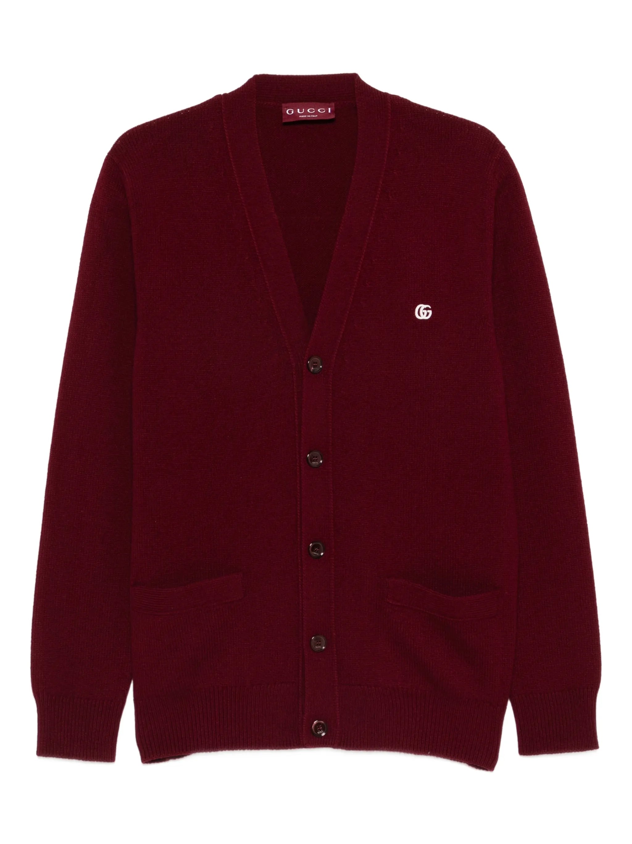 Gucci Gucci Logo-embroidery Cardigan