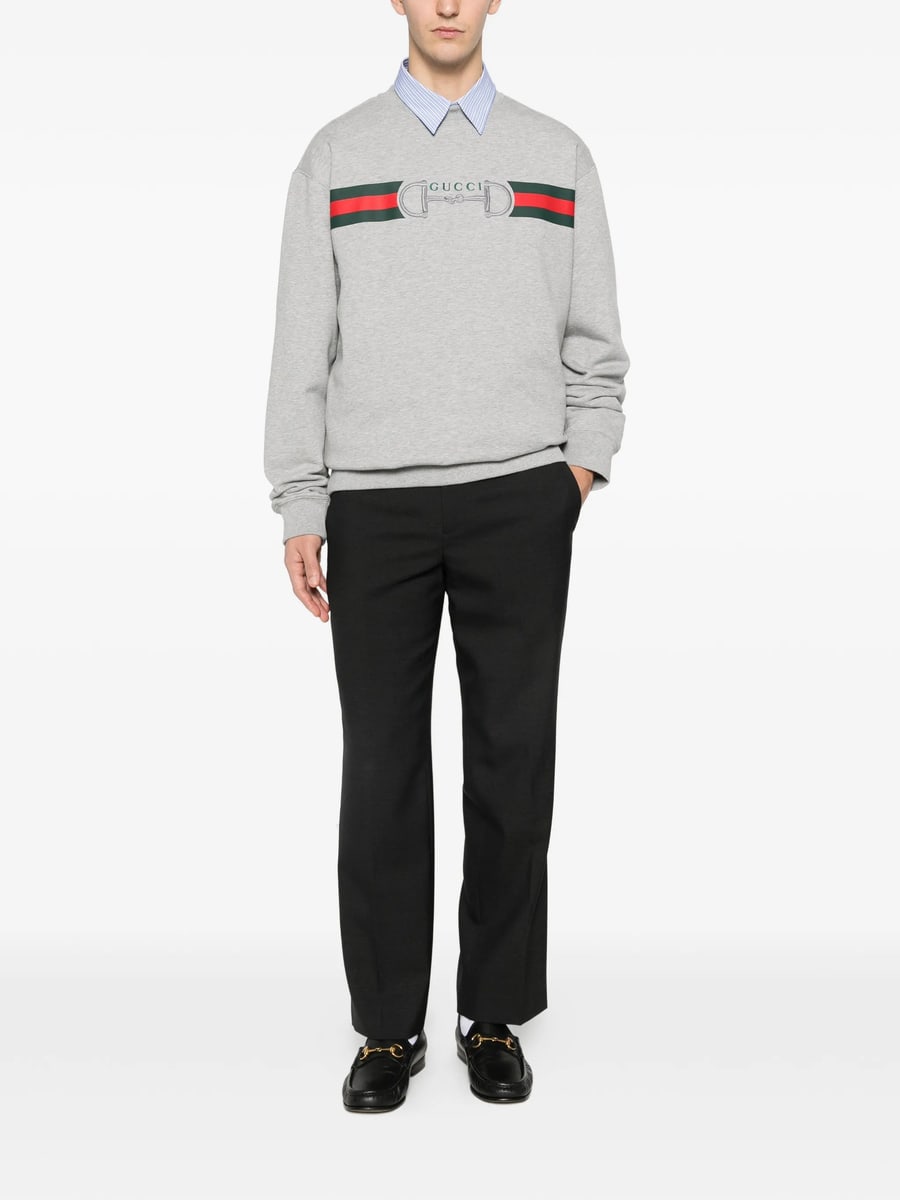 Gucci Gucci Stripe Logo Sweatshirt, view 4