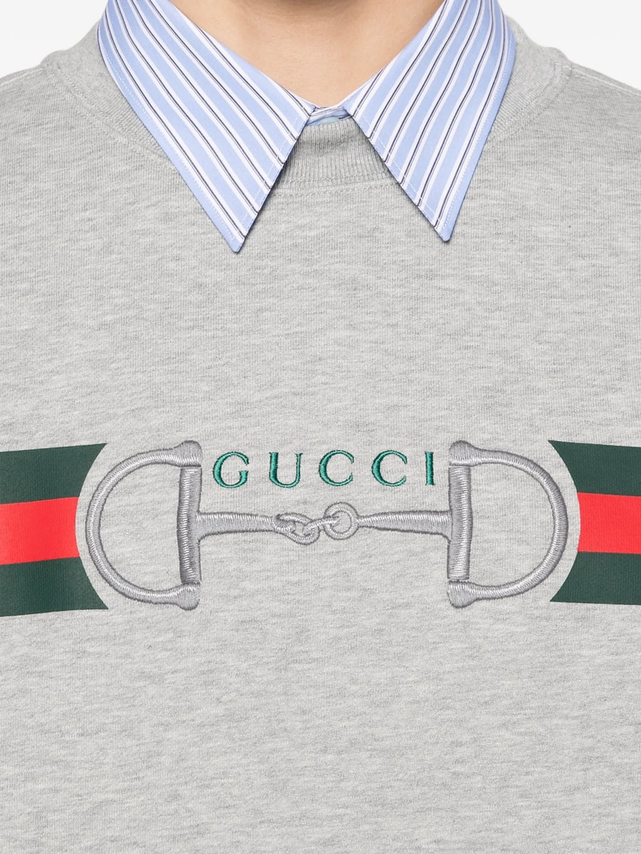 Gucci Gucci Stripe Logo Sweatshirt, view 5