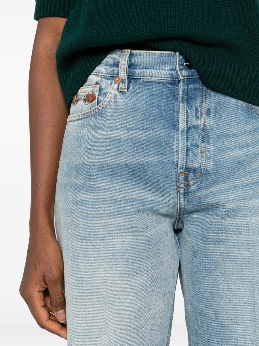 Gucci Gucci Horsebit Flared Jeans, view 2