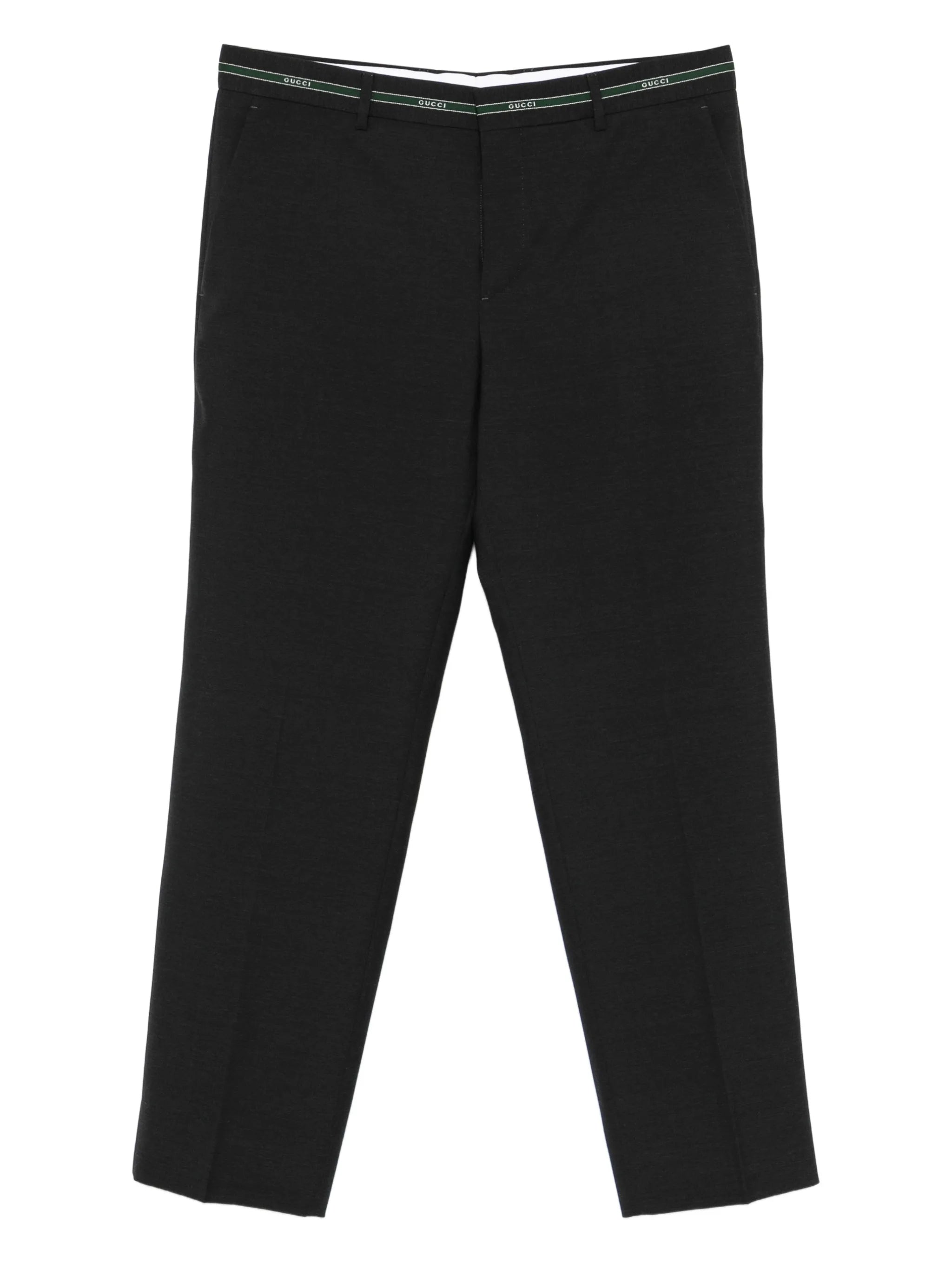 Gucci Gucci Logo-waistband Trousers