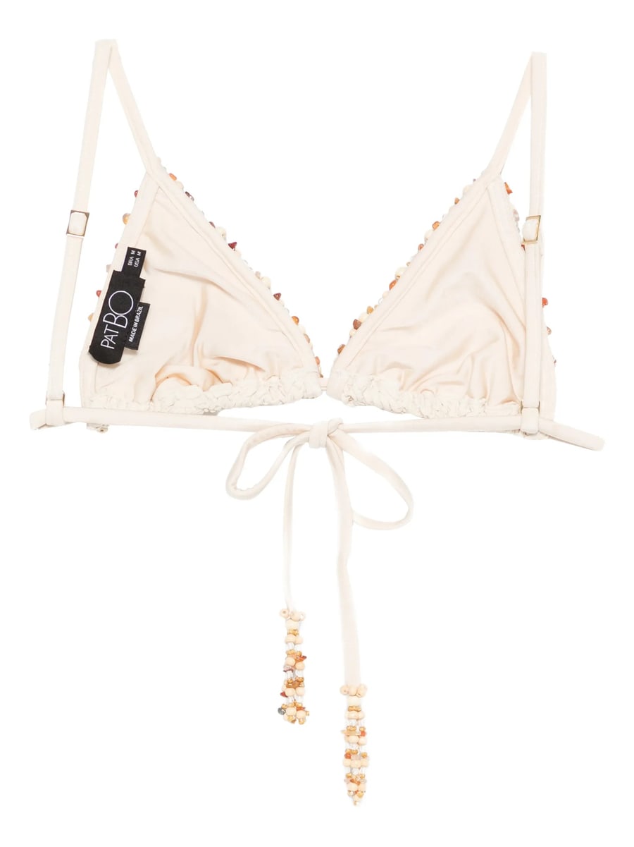 Patbo Patbo Beaded Bikini Top, view 2
