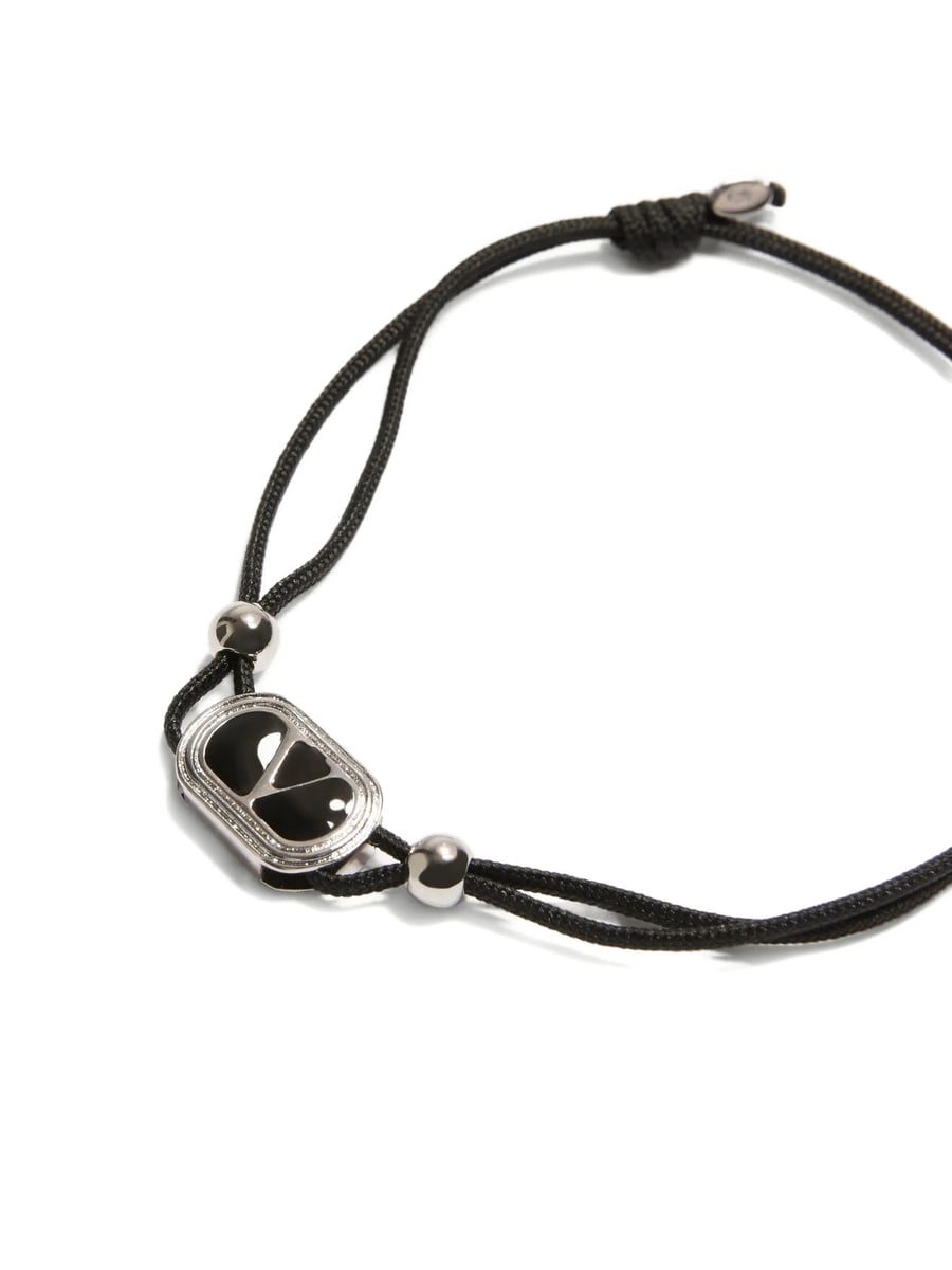 Valentino Garavani Valentino Garavani Ovalette Cotton Bracelet, view 2