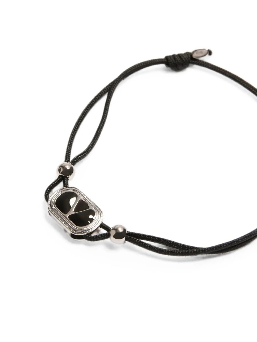 Valentino Garavani Valentino Garavani Ovalette Cotton Bracelet, view 3