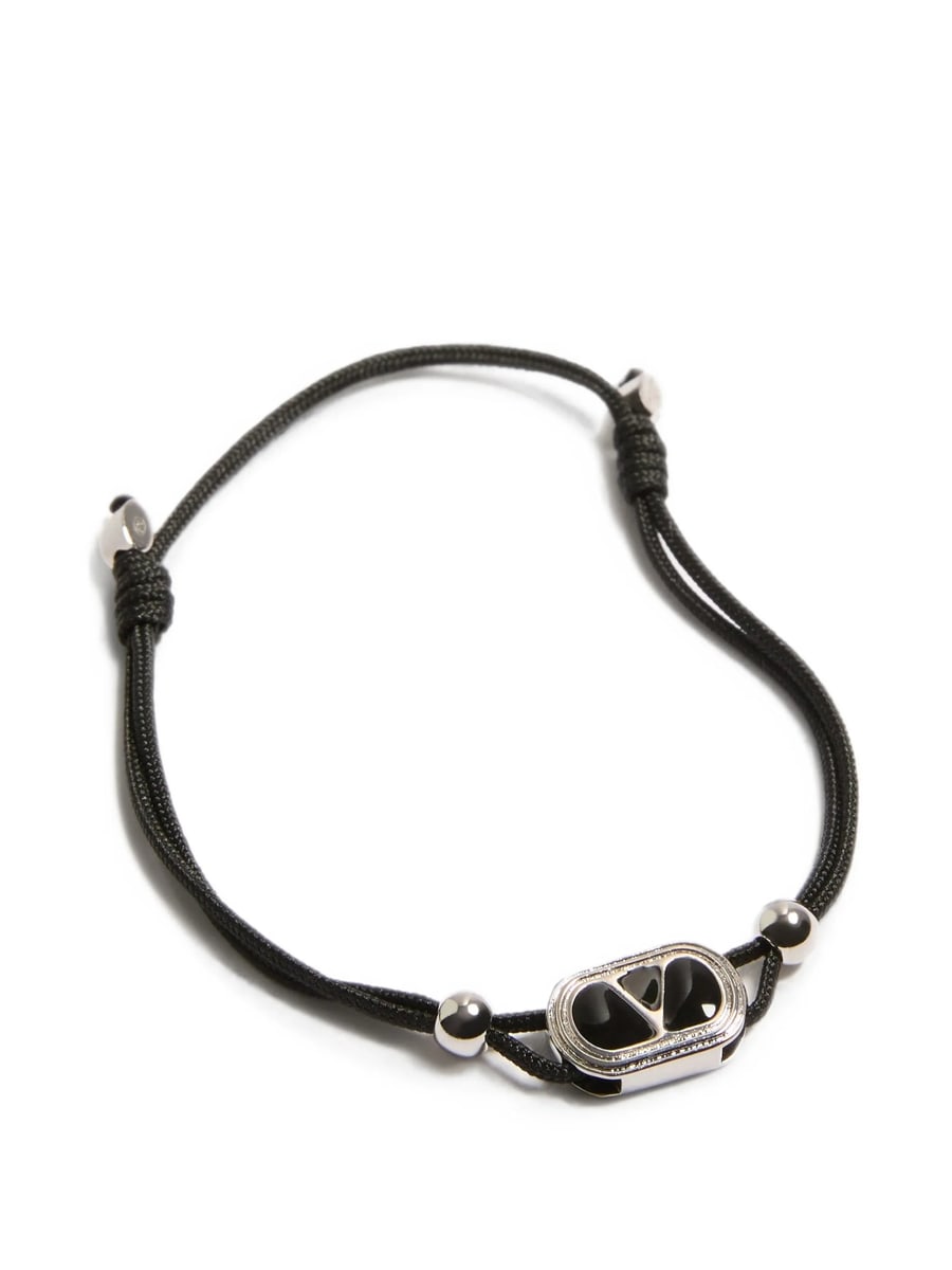 Valentino Garavani Valentino Garavani Ovalette Cotton Bracelet, view 4
