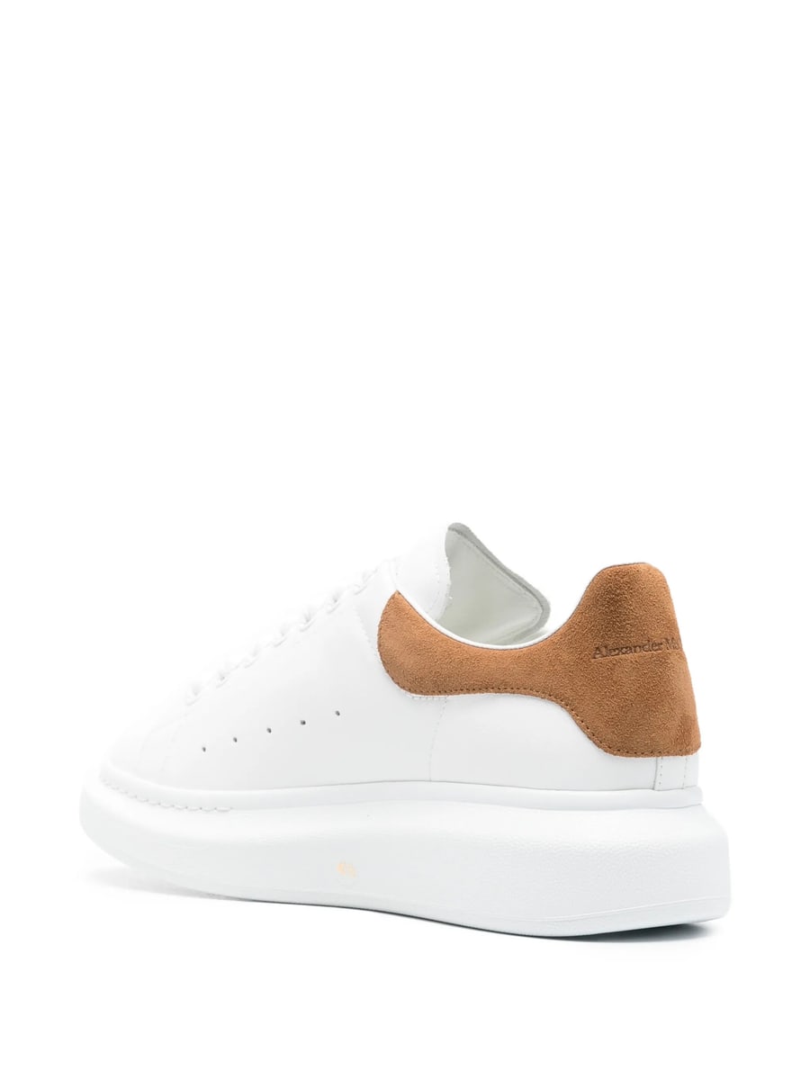 Alexander McQueen Alexander Mcqueen Leather Sneakers, view 3